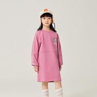 ASICS 亚瑟士 童装季女童运动连衣裙长袖白色休闲时尚款
