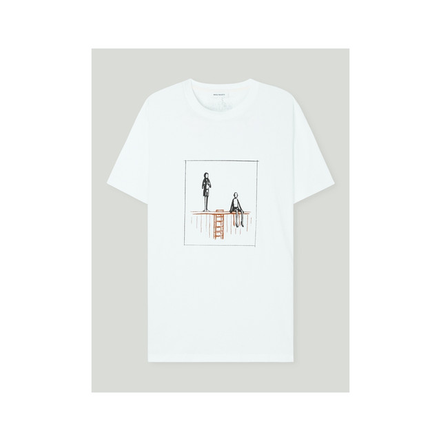 NORSE PROJECTS 春夏男印花棉质平纹布T恤