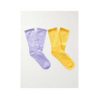 1017 ALYX 9SM 春季男提花罗纹袜子(三双装)