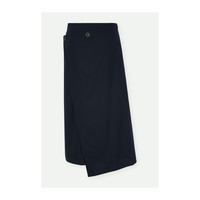 STUDIO NICHOLSON 女羊毛混纺中长半身裙