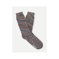 MISSONI 早秋男羊毛混纺针织袜子