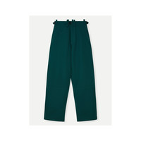 珀琅汐 PRONOUNCE 男直筒带缀饰羊毛斜纹布长裤