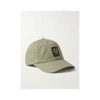 BELSTAFF 男士贴花棉质斜纹布棒球帽