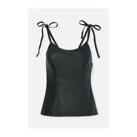 OUR LEGACY 女拉链细节皮革坦克背心