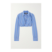 JACQUEMUS 女士棉质府绸短款衬衫