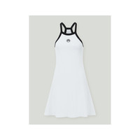 MARINE SERRE 女士春季贴花刺绣棉质混纺迷你连衣裙