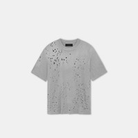 88VIP：AMIRI 早秋男装 棉质撞个性破洞短袖T恤