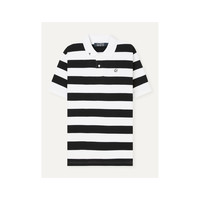 BILLIONAIRE BOYS CLUB 刺绣贴花条纹棉质 Polo 衫