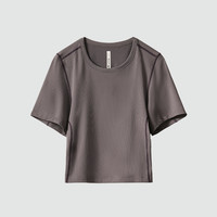 MAAP 女士 Alt_Road Cropped Tee 黑灰色 休闲骑行 短袖T恤