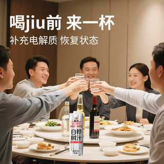 福兰农庄 100%NFC白桦树汁 1L*2瓶 植物饮料