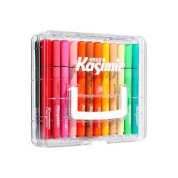 Kasimir 直液式丙烯马克笔软头小可叠色不透色水彩笔美术颜料笔画笔 24色 马克笔绘画