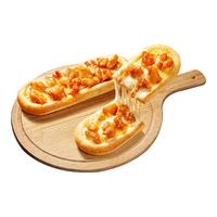 小萨牛牛披萨芝士船组合装早餐速食空气炸锅半成品儿童披萨pizza 8片装710g培根2香烤2嫩牛2鸡肉2