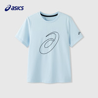 ASICS 亚瑟士 童装25年夏季新款男女童运动吸湿短袖T恤飓风秒干衣