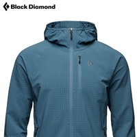 Black Diamond黑钻bd男款保暖中间层拨头抓绒服拉链外套户外抓绒衣男款744018 Pine Smoke-3060 L