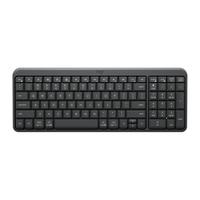 罗技 K251无线蓝牙键盘办公家用商务电脑打字机械式按键 K251黑色