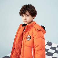 MECITY [2件2折价:138]米喜迪mecity童装冬新款男童外套可拆卸奥特曼眼镜羽绒服