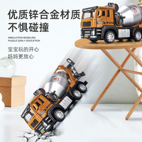 卡威(KIV)工程车玩具套装儿童玩具汽车男童合金吊车搅拌车挖掘机儿童节 工程车五车-赠5