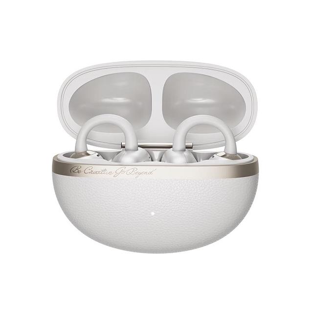 QCY C50 耳夹式蓝牙耳机 奶昔白 Type-C