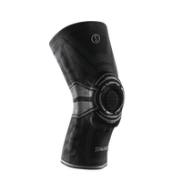 斯伯丁运动护膝男篮球跑步专业护具膝盖半月板女防损伤排球羽毛球 动感蓝2只装【弹簧支撑 创新胶垫 透气面料】 L（适合体重150-180斤 根据膝围选购）