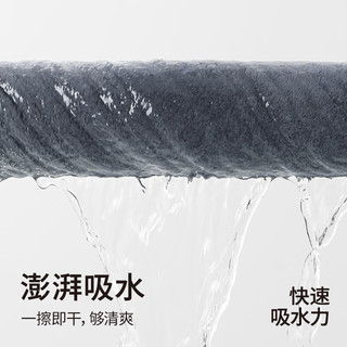 无印良品 7A抗菌 深灰色 浴巾