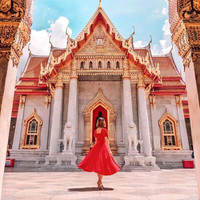 【中文司导】曼谷包车一日游曼谷到芭堤雅大皇宫丹嫩沙多美攻大城 曼谷市区6小时【中文司导】 舒适5座(≤3人2件24寸行李)