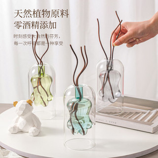  HomeFlower 手工香薰棒 香薰瓶+弯曲藤条  混合香