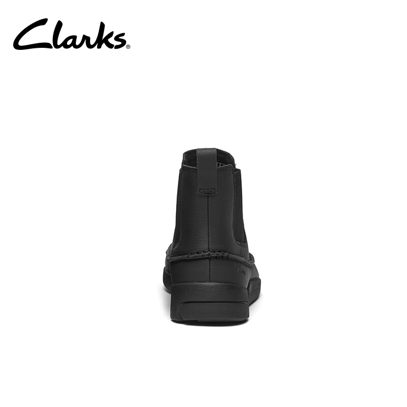 Clarks其乐Trigenic系列男女同款轻盈舒适三瓣底情侣款切尔西靴  2618207