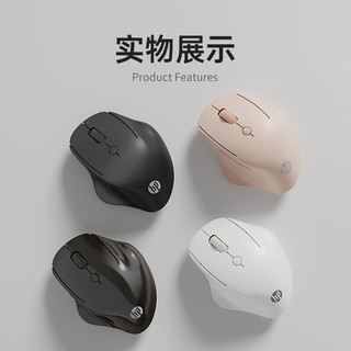 HP 惠普 Engineer1 双模人体工学鼠标 轻音版 4000DPI 黑色