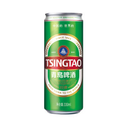 TSINGTAO 青岛啤酒 经典11度年货 纤体罐 330mL 12罐