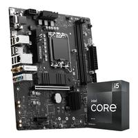 微星 英特尔 酷睿 13代I5 搭 微星MSI迫击炮 板U套装 B760M BOMBER WIFI DDR4 I5 13490F