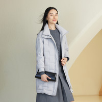 波司登女中款经典商务简约品质鹅绒保暖轻薄羽绒服显瘦 175/96A