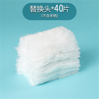 暖居客 静电除尘掸子替换头通用吸擦灰扫灰神器家用鸡毛掸桌面 除尘掸替换装40片