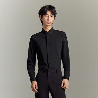 GXG男装  双色百搭免烫长袖衬衫 23年夏季新款GE1031029G