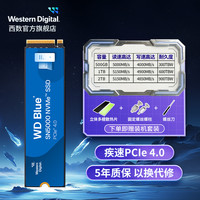 西部数据 蓝盘 SN5000  NVMe M.2 固态硬盘（PCI-E3.0）500GB