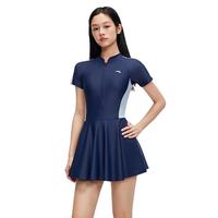 小蛮腰丨连体泳衣女夏季游泳海边温泉泳衣显瘦女孩遮肉防走光泳装
