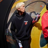 李宁 LI-NING 中国李宁系列 男款连帽卫衣 AWDU337