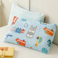 乐加 lehome 家纺AB面30*50cm豆豆绒A类枕头儿童枕大童枕卡通枕芯可拆卸y