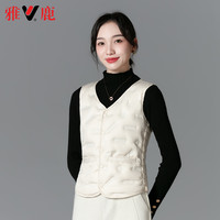 雅鹿羽绒马甲女内胆2025背心内穿保暖贴身女士打底小马夹冬季