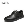 TATA 2025秋纯色舒适百搭休闲皮鞋男MGD03CM5 黑色 42
