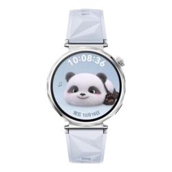 华为 两周续航 智能手表 皮表带 贴膜  氟橡胶表带 冰晶蓝 41mm