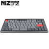 NIZ宁芝 普拉姆 L84矮轴 MAC RT动态触点电竞 有线三模静电容键盘 白色有线30克矮轴L99蓝白配色