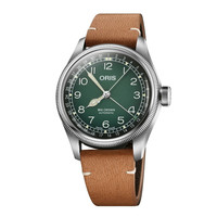 ORIS 豪利时 手表男 航空大表冠机械皮带男表
