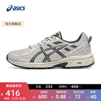 ASICS 亚瑟士 跑步鞋男鞋越野透气运动鞋抓地耐磨跑鞋 GEL-VENTURE 6 灰白色 42