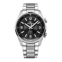 积家 Master Control 大师系列 1552520 男士机械腕表 39mm 银色 棕色 鳄鱼皮