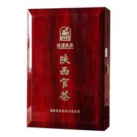 泾渭茯茶 茯砖茶金花伏茶 陕西官茶1kg黑茶 茯砖茶木盒装 陕西特产