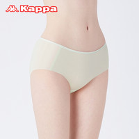Kappa/卡帕棉质内裤女士三角裤简约糖果色多巴胺舒适透气女式内裤 浅粉/水漾蓝/浅豆绿(KP4K02) M