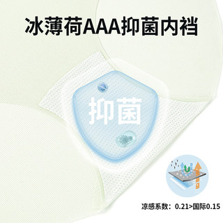Kappa/卡帕棉质内裤女士三角裤简约糖果色多巴胺舒适透气女式内裤 水漾蓝/梦幻紫/暖黄（KP4K02） 2XL