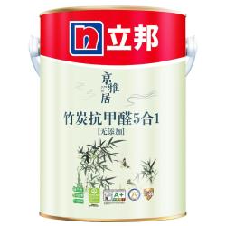 立邦 京雅居系列 竹炭抗甲醛5合1面漆 白色 18L