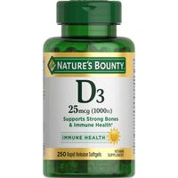 自然之宝 维生素D3软胶囊  250粒 1000IU