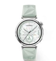 华为 HUAWEI WATCH GT 5 41mm 湖光青 氟橡胶表带华为智能手表情绪健康助手玄玑感知系统
